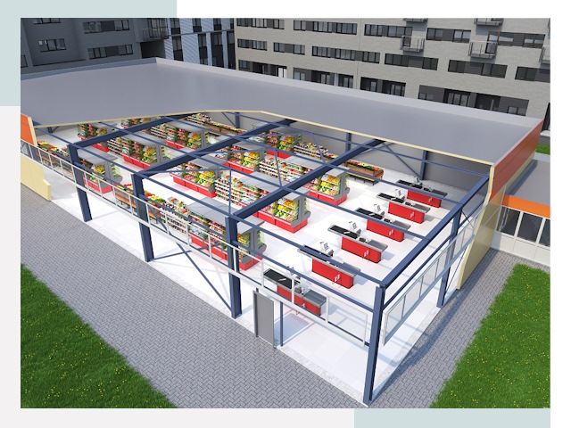 Строительство магазинов в Александров от 643 руб. за м²