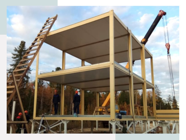 Строительство модульных здания Александров