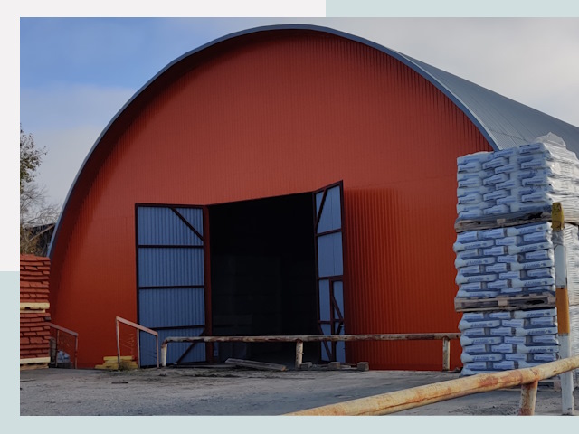 Полукруглые ангары по цене от 643 руб. в Александров