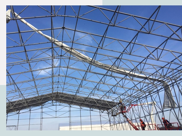 Шатровые ангары от 643 руб. в Александрове и Владимирской области