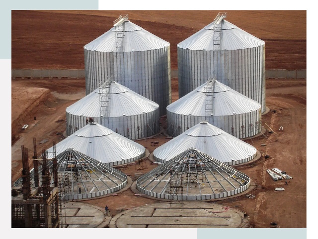 Строительство зерновых силосов в Александрове