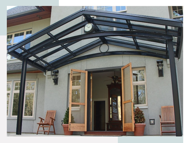 Козырьки металлические в Александрове