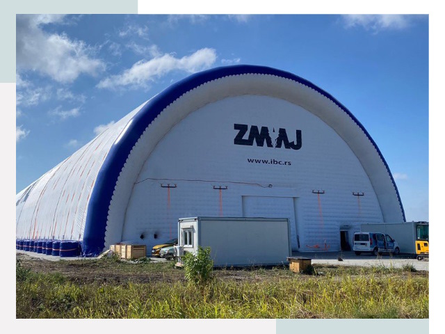 Брендирование ангаров в Александрове