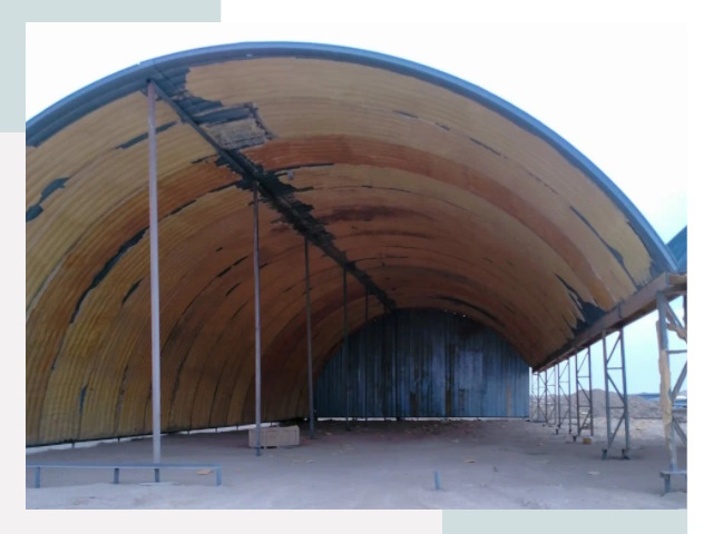 Реконструкция ангаров в Александрове